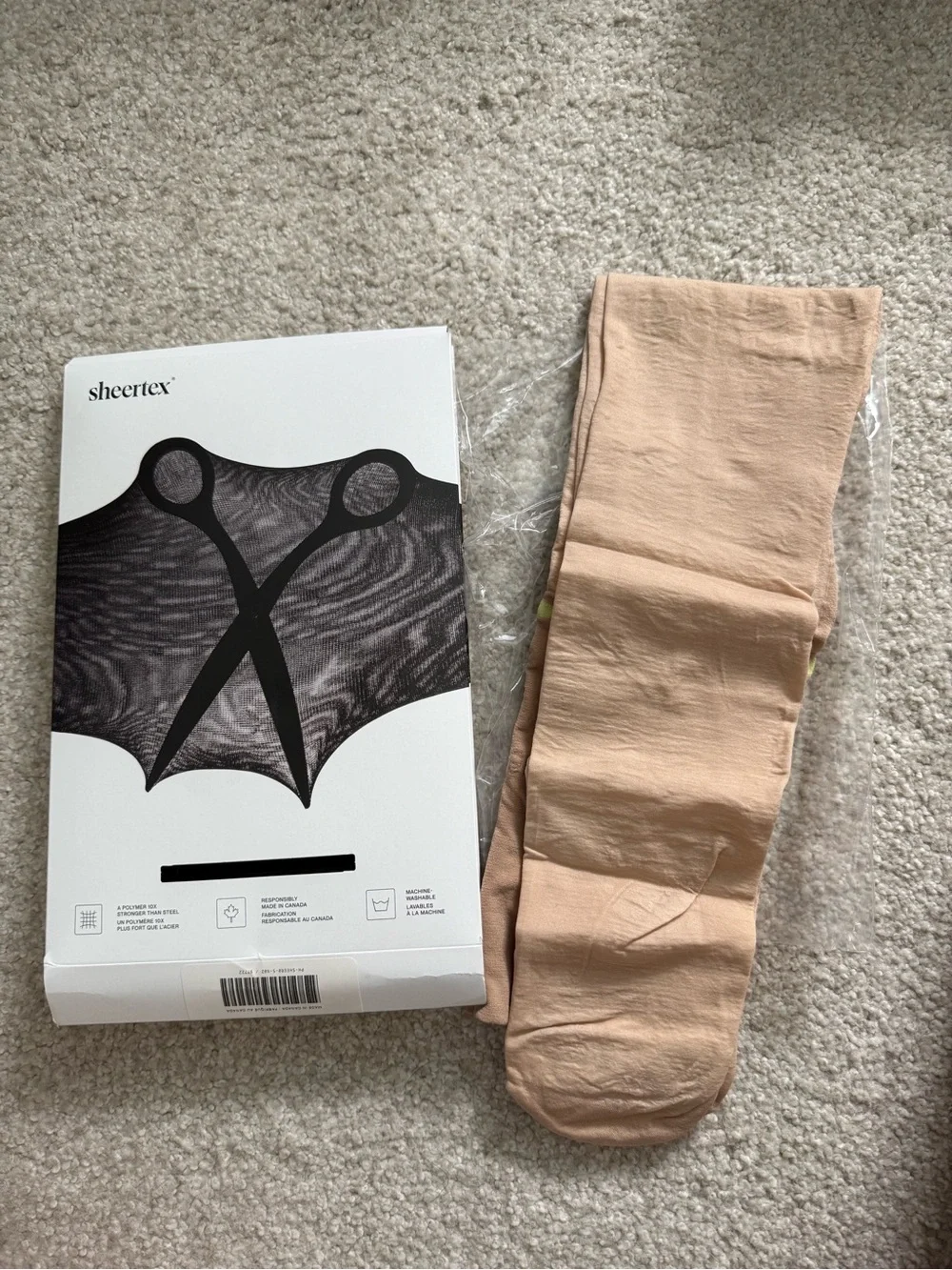 Sheertex Nude Sheer Rip-Resist Tights - Sheer Stretch Hosiery
